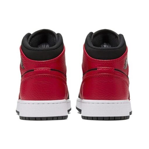 (GS) Air Jordan 1 Mid 'Black Gym Red' 554725-054