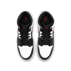 Jordan 1 Mid ‘White Black Chile Red’ 554725-075