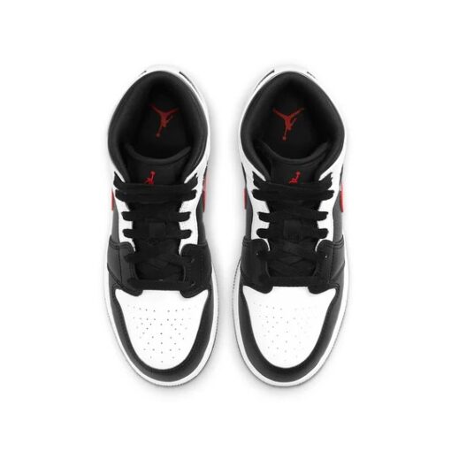 Jordan 1 Mid ‘White Black Chile Red’ 554725-075