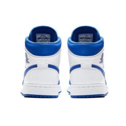 Air Jordan 1 Mid 'Hyper Royal White' 554724-114