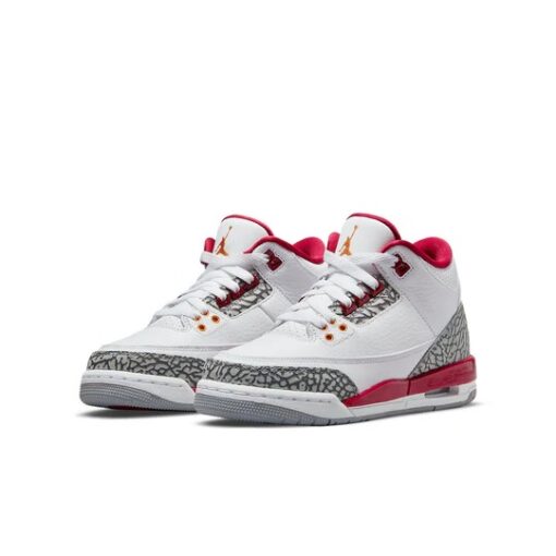 (GS) Air Jordan 3 Retro 'Cardinal Red' 398614-126