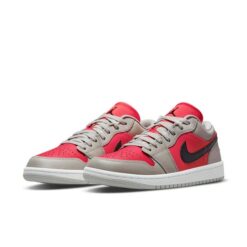 Jordan 1 Retro Low ‘Light Iron Ore Siren Red (Women’s)’ DC0774-060
