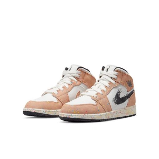 Air Jordan 1 Mid SEBrushstroke Paint Splatter DA8006-100