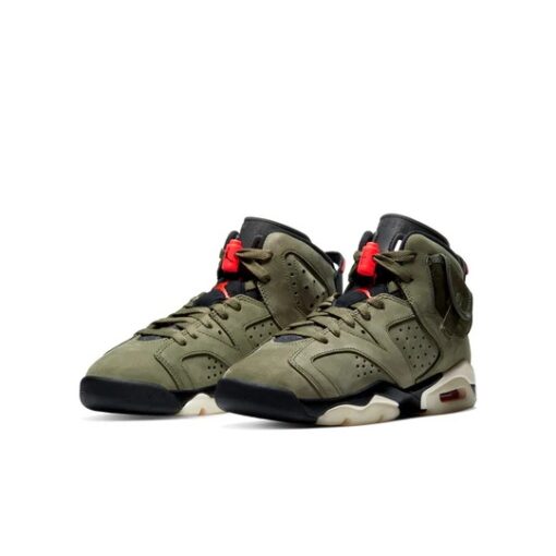 (GS) Air Jordan 6 Retro x Travis Scott 'Olive' CN1085-200