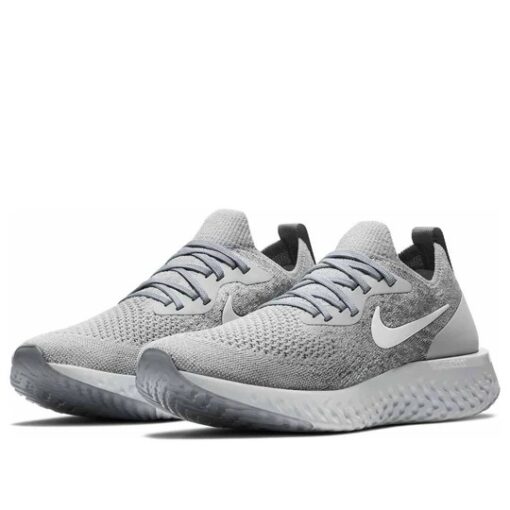 (WMNS) Nike Epic React Flyknit 'Wolf Grey' AQ0070-002