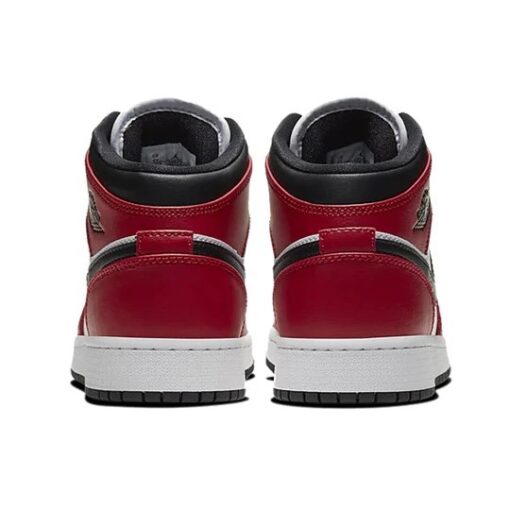 (GS) Air Jordan 1 Mid 'Chicago Black Toe' 554725-069