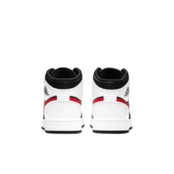 Jordan 1 Mid ‘White Black Chile Red’ 554725-075