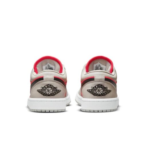 Jordan 1 Retro Low ‘Light Iron Ore Siren Red (Women’s)’ DC0774-060