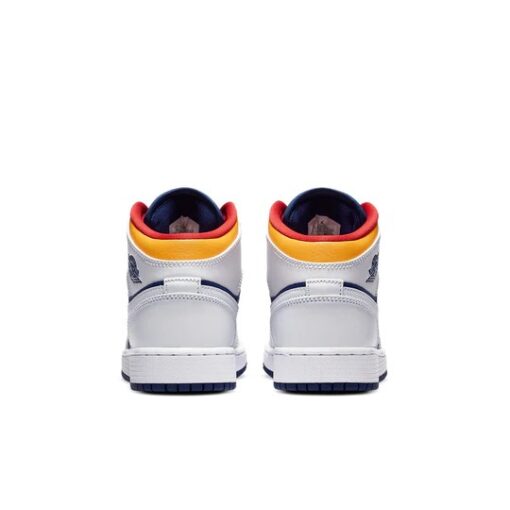 Air Jordan 1 Mid ‘White Deep Royal Blue’ 554725-131