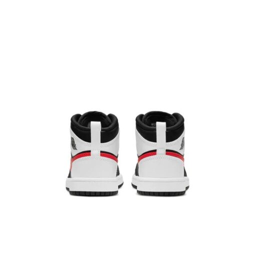 Jordan 1 Mid ‘White Black Chile Red (PS)’ 640734-075