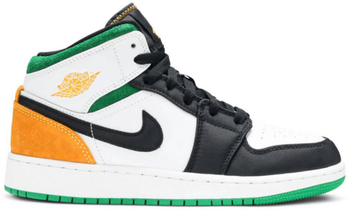 Jordan 1 Mid SE ‘White Laser Orange Lucky Green’ BQ6931-101