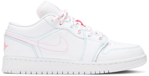 Jordan 1 Low ‘White Green Pink’ 554723-101