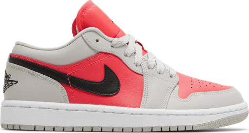 Jordan 1 Retro Low ‘Light Iron Ore Siren Red (Women’s)’ DC0774-060