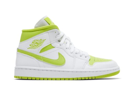 Wmns Air Jordan 1 Mid ‘White Lime’ BQ6472-131