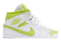 Wmns Air Jordan 1 Mid ‘White Lime’ BQ6472-131