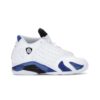 (PS) Jordan 14 Retro White Hyper Royal 312092-104