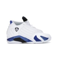 (PS) Jordan 14 Retro White Hyper Royal 312092-104