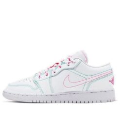 Jordan 1 Low ‘White Green Pink’ 554723-101
