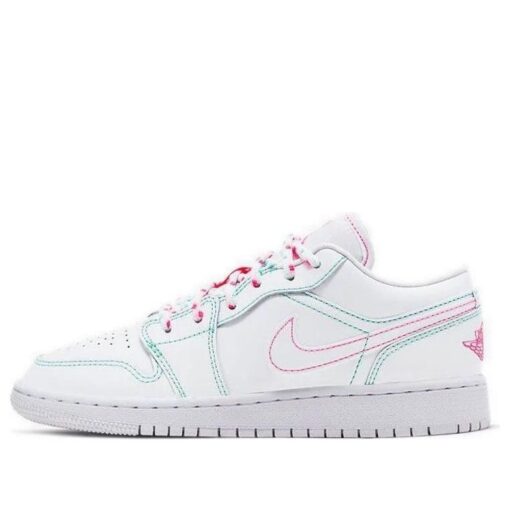 Jordan 1 Low ‘White Green Pink’ 554723-101