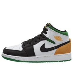 Jordan 1 Mid SE ‘White Laser Orange Lucky Green’ BQ6931-101