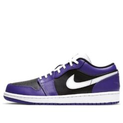 Air Jordan 1 Low ‘Court Purple Black’ 553558-501