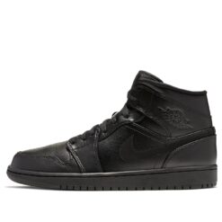Air Jordan 1 Mid ‘Triple Black’ 554724-090