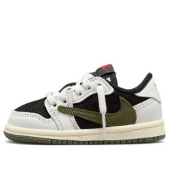 Travis Scott x Air Jordan 1 Retro Low OG SP TD Olive DZ5908-106