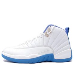 Air Jordan 12 Retro Melo White University Blue Metallic Silver 136001-142