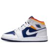 Air Jordan 1 Mid ‘White Deep Royal Blue’ 554725-131