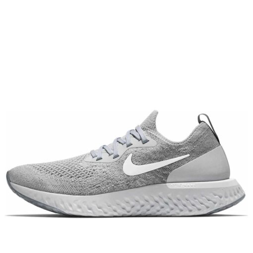 (WMNS) Nike Epic React Flyknit 'Wolf Grey' AQ0070-002