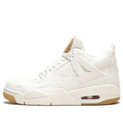 (GS) Air Jordan 4 Retro x Levi's 'White Denim' AQ9103-100