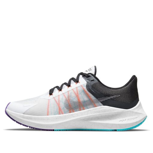 (WMNS) Nike Air Zoom Winflo 8 'White Black' CW3421-103 Womens