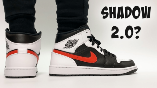 Jordan 1 Mid ‘White Black Chile Red’ 554725-075