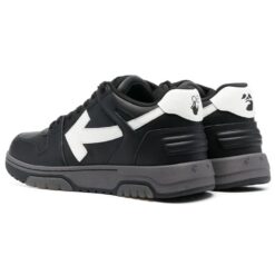 Off-White Out Of Office Low-Top Sneakers 'Black White' OMIA189C99LEA0041001