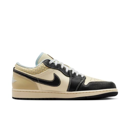 Air Jordan 1 Low SE 'Coconut Milk Black Muslin' HQ3437-101