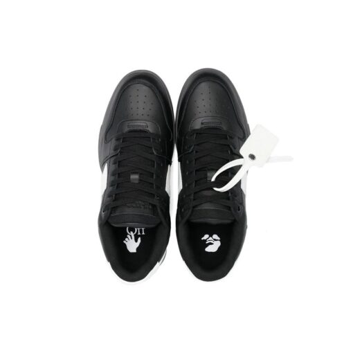 Off-White Out Of Office Low-Top Sneakers 'Black White' OMIA189C99LEA0041001