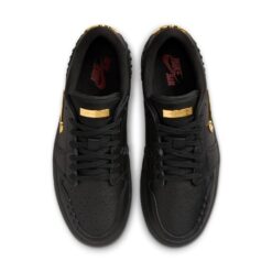 Air Jordan 1 Low Method of Make 'Black Metallic Gold' FN5032-007