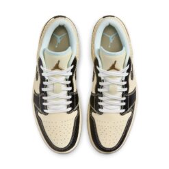 Air Jordan 1 Low SE 'Coconut Milk Black Muslin' HQ3437-101