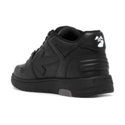 Off-White Out Of Office For Walking Low-Tops 'Black White' OMIA189C99LEA0021001