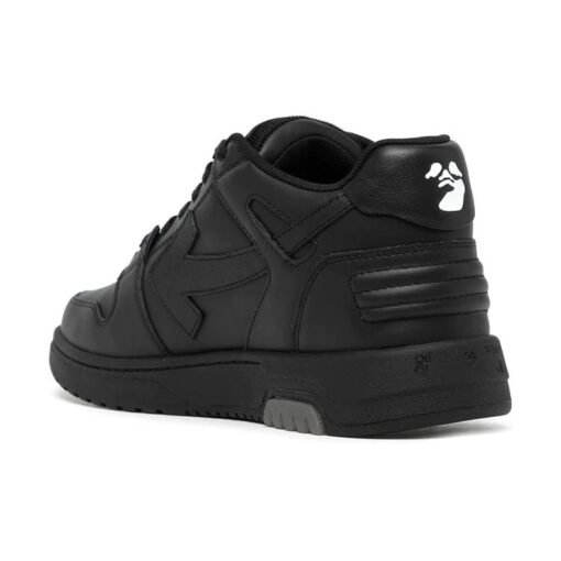 Off-White Out Of Office For Walking Low-Tops 'Black White' OMIA189C99LEA0021001