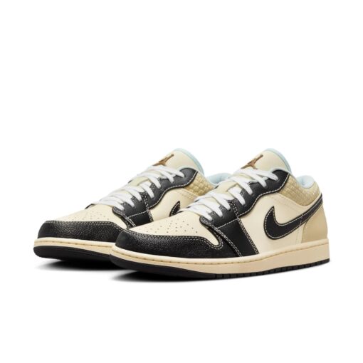 Air Jordan 1 Low SE 'Coconut Milk Black Muslin' HQ3437-101