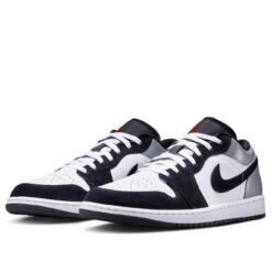 Air Jordan 1 Low SE 'White Fire Red Black Matte Silver' HF3148-106