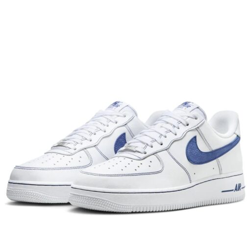 Nike Air Force 1 Low '07 LV8 'White Deep Royal Blue' HQ2037-100