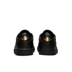 Air Jordan 1 Low Method of Make 'Black Metallic Gold' FN5032-007