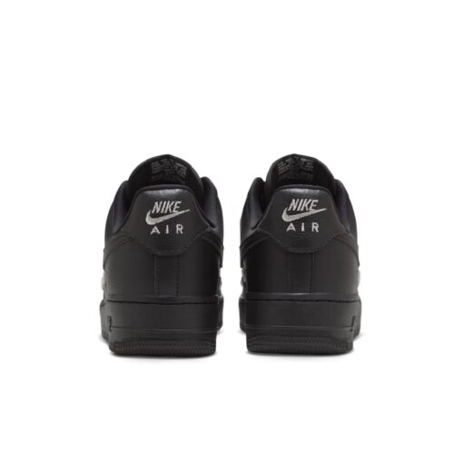 Nike Air Force 1 Low 'Black Silver Mini Swoosh' HQ1180-001