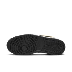 Air Jordan 1 Low 'White Black Metallic Gold Swoosh' 553558-172