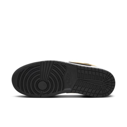 Air Jordan 1 Low 'White Black Metallic Gold Swoosh' 553558-172