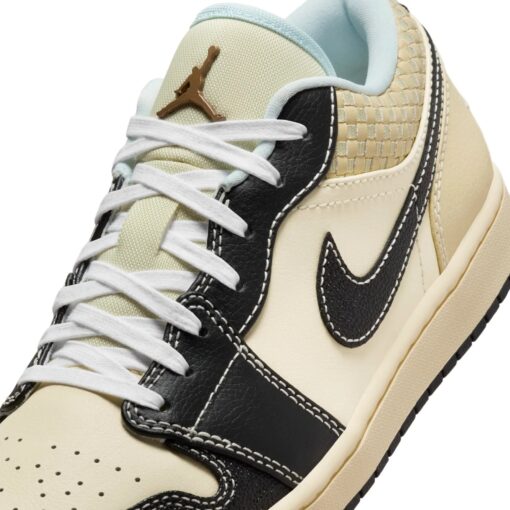 Air Jordan 1 Low SE 'Coconut Milk Black Muslin' HQ3437-101