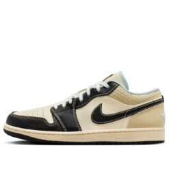 Air Jordan 1 Low SE 'Coconut Milk Black Muslin' HQ3437-101