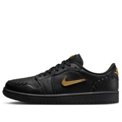 Air Jordan 1 Low Method of Make 'Black Metallic Gold' FN5032-007